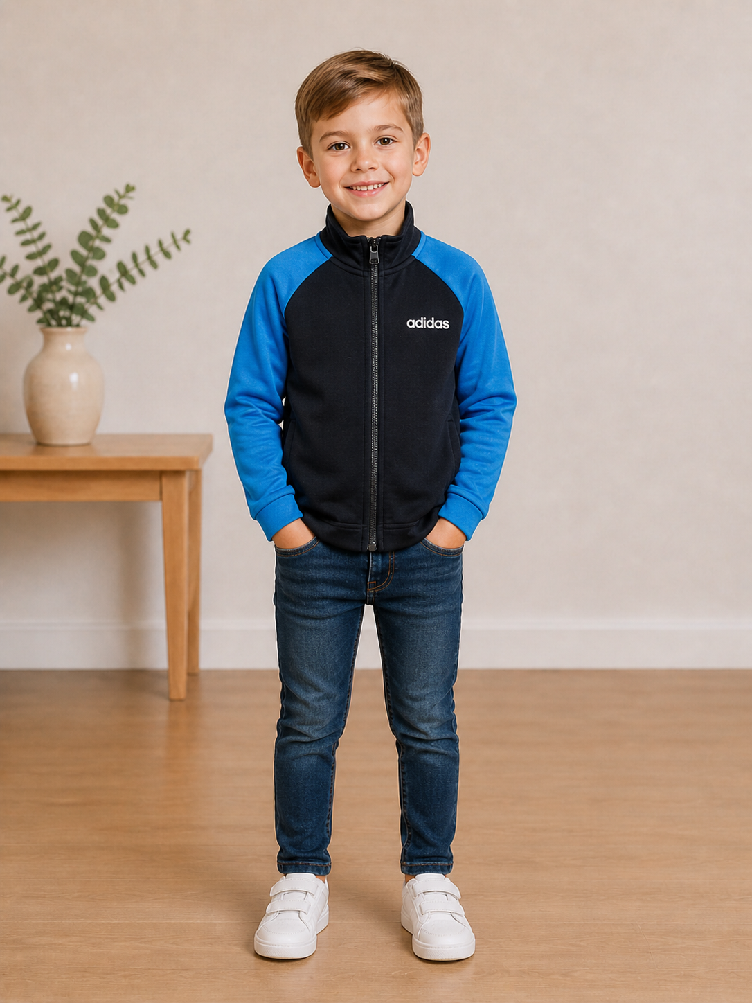 Adidas kisfiú szabadidő felső - 116 - Image 2