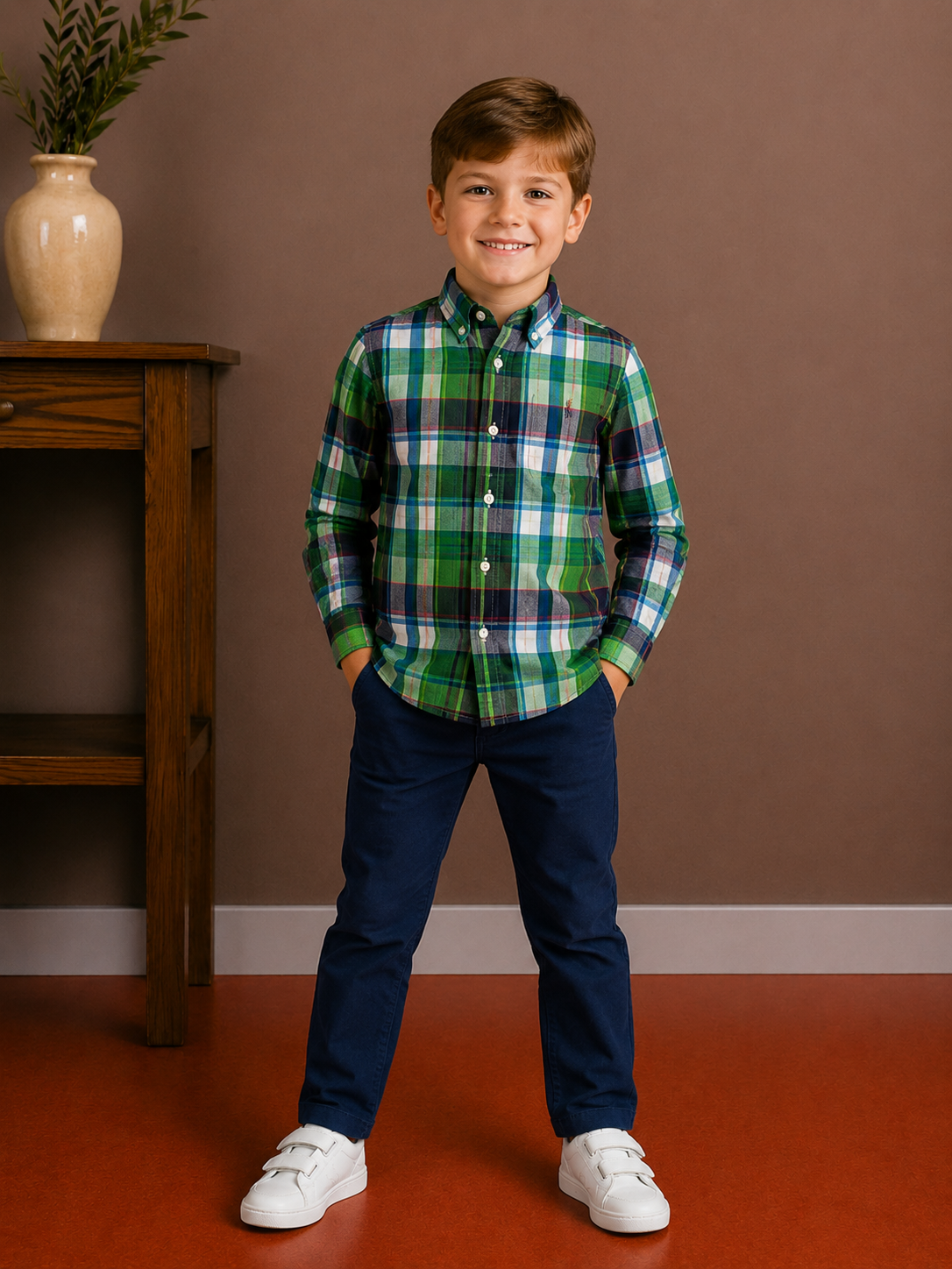 Ralph Lauren kisfiú ing - 128 - Image 2