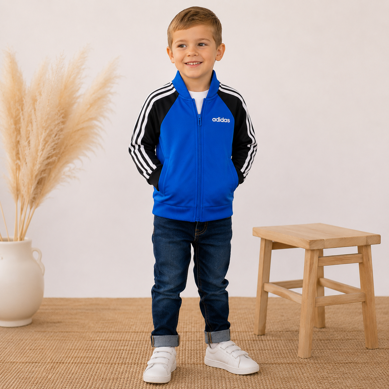 Adidas kisfiú szabadidő felső - 98 - Image 2