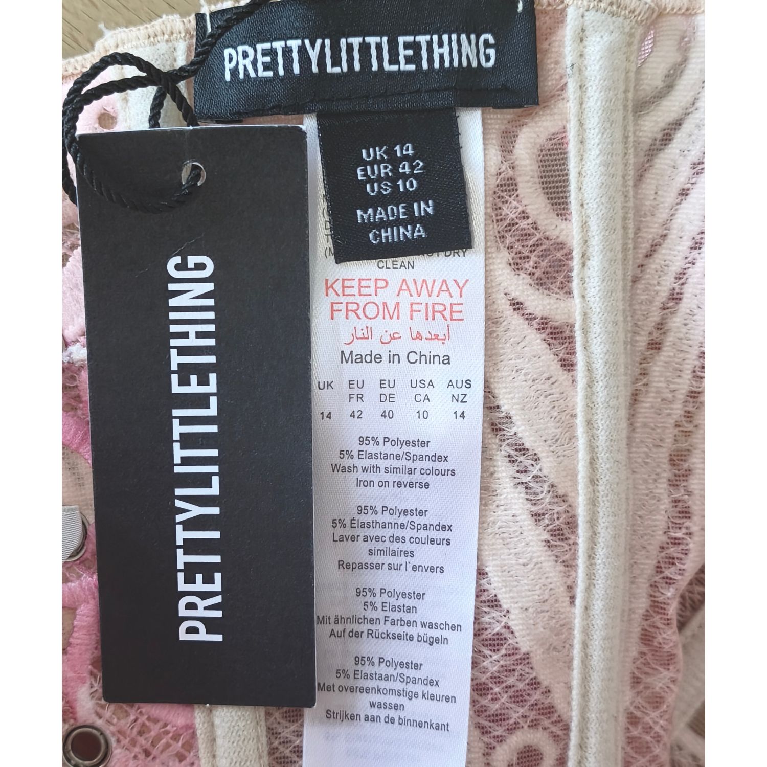 PrettyLittleThing női corp top - 42 - Image 3