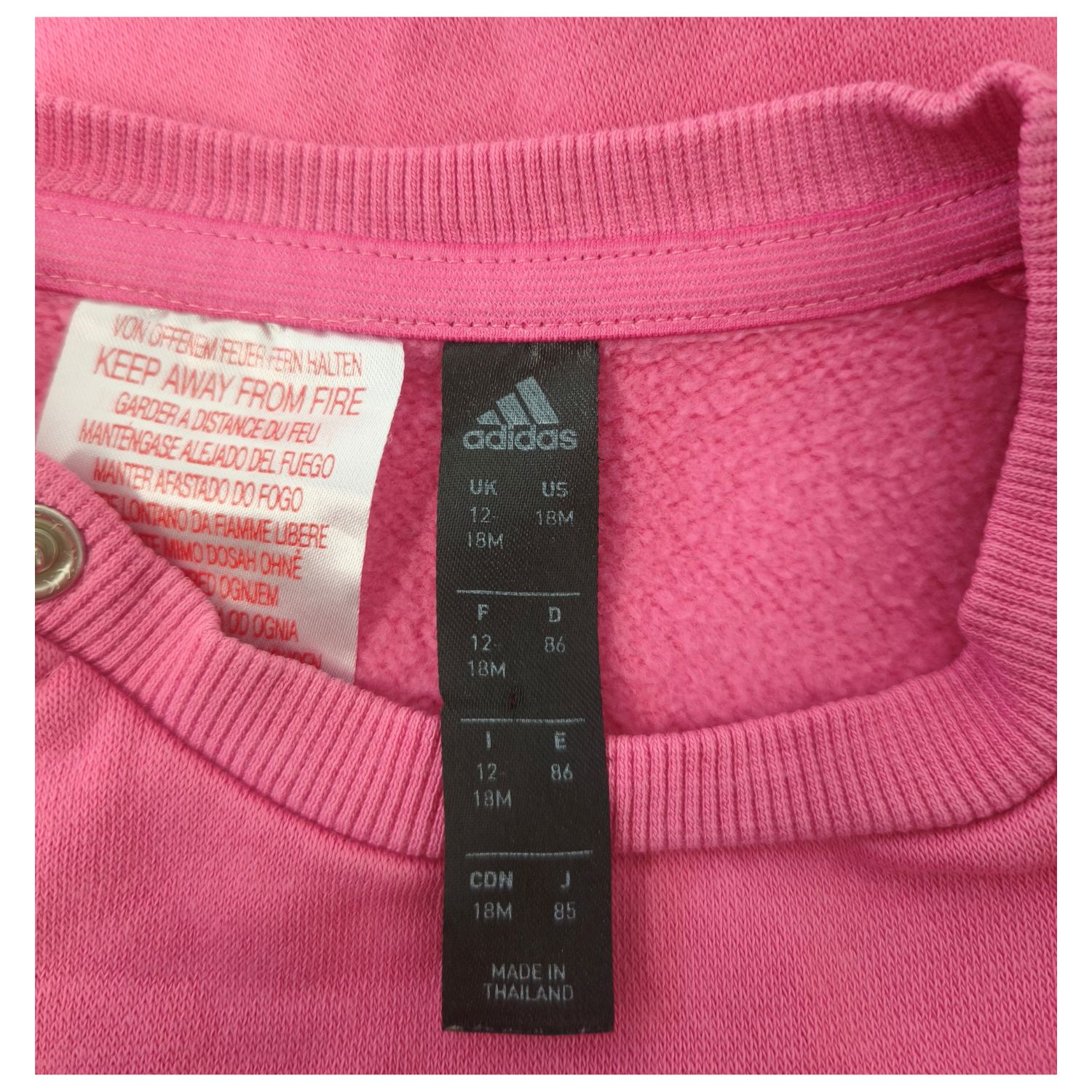 Adidas kislány pulóver - 86 - Image 3