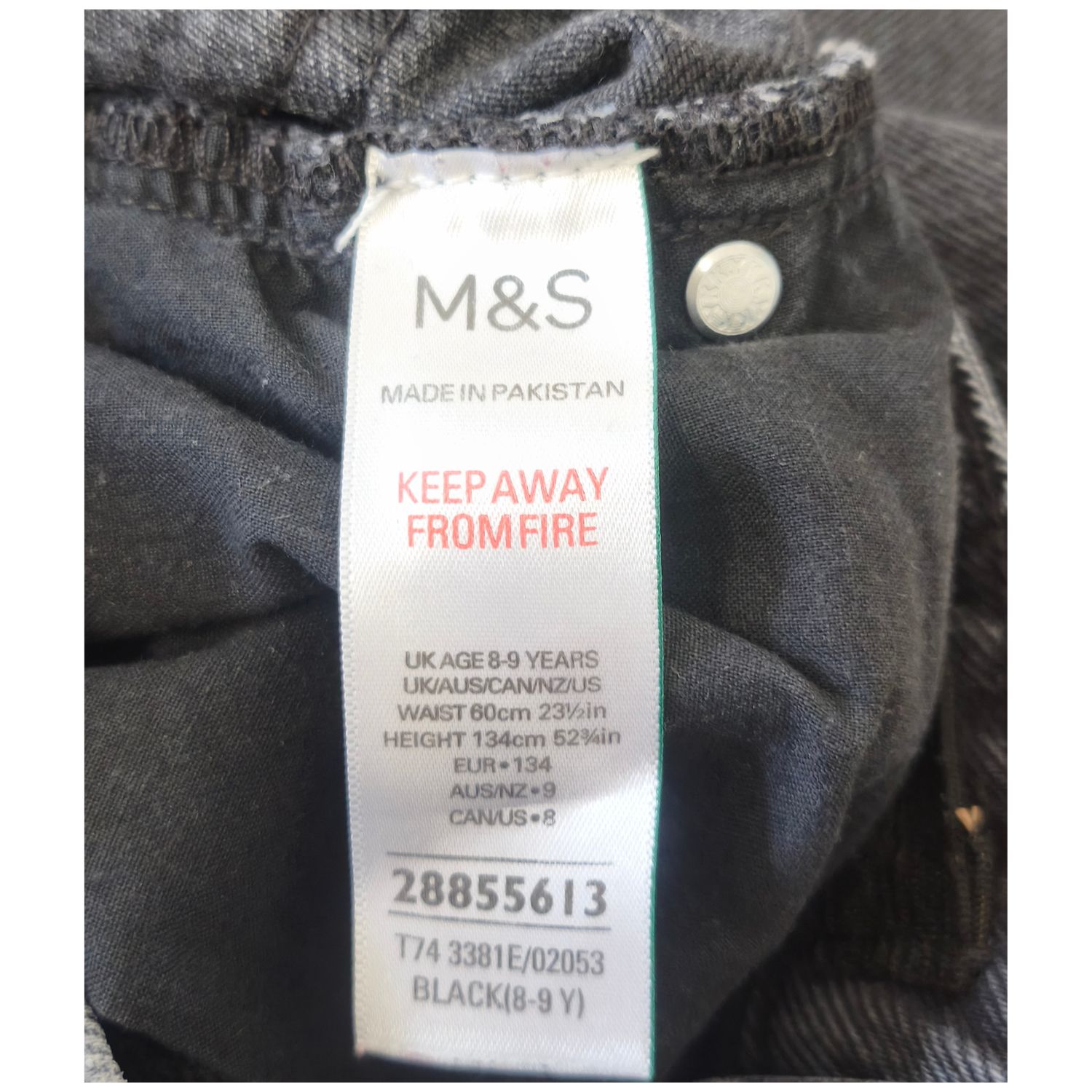 M&S kislány farmernadrág - 134 - Image 5