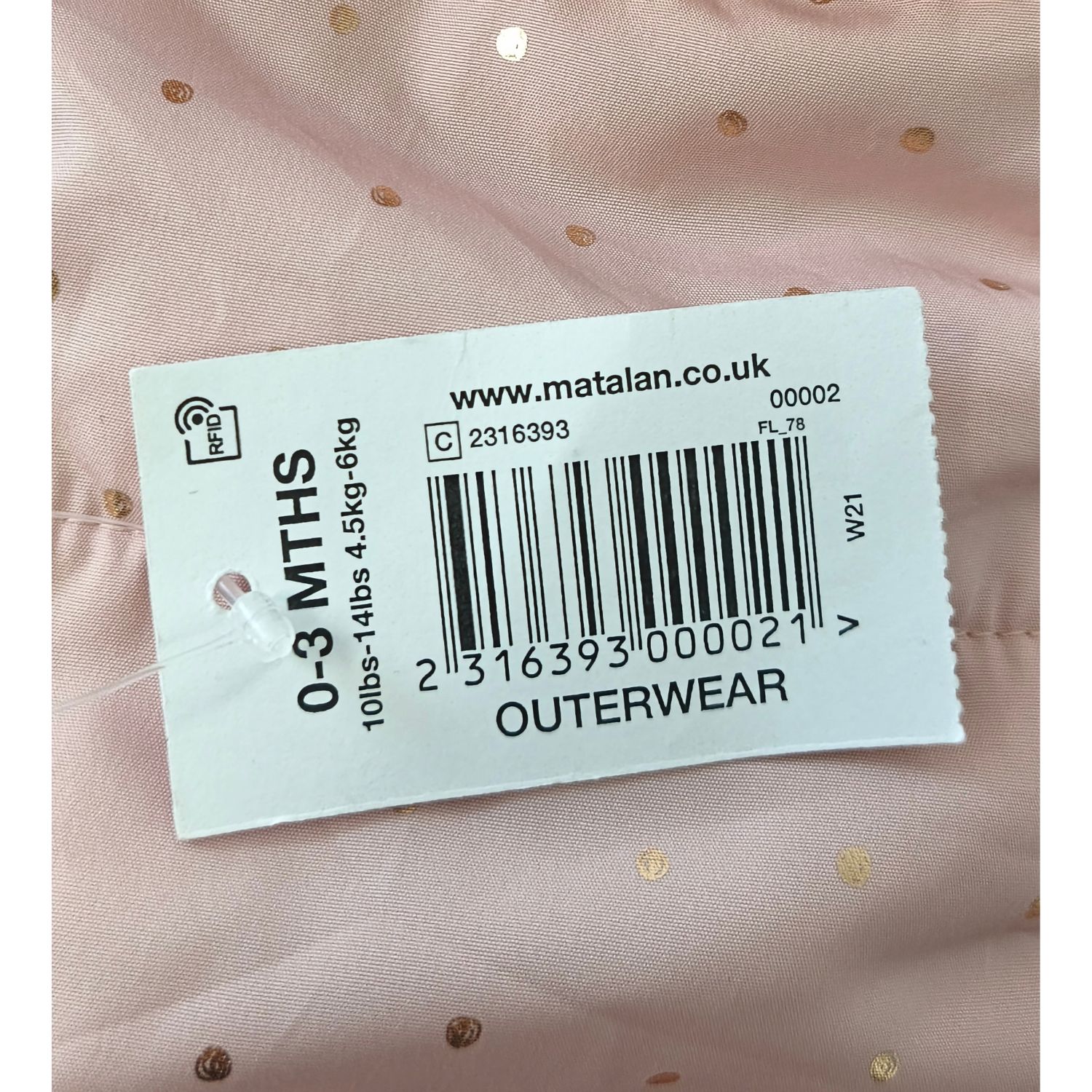 Matalan baba overál - 56-62 - Image 3